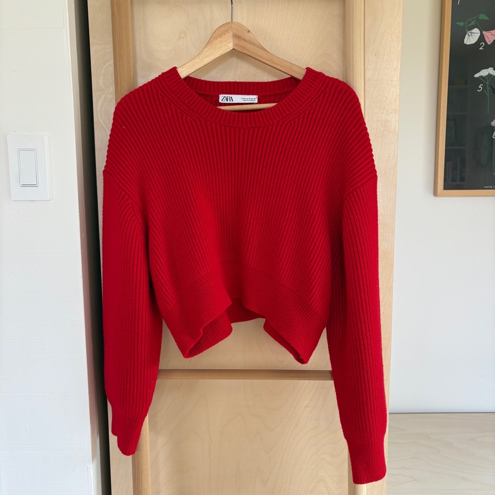 Zara Women's Red Sweater